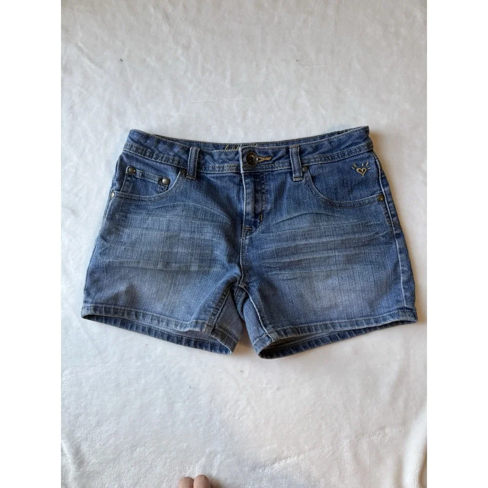 Justice Girls Denim Blue Shorts 16R